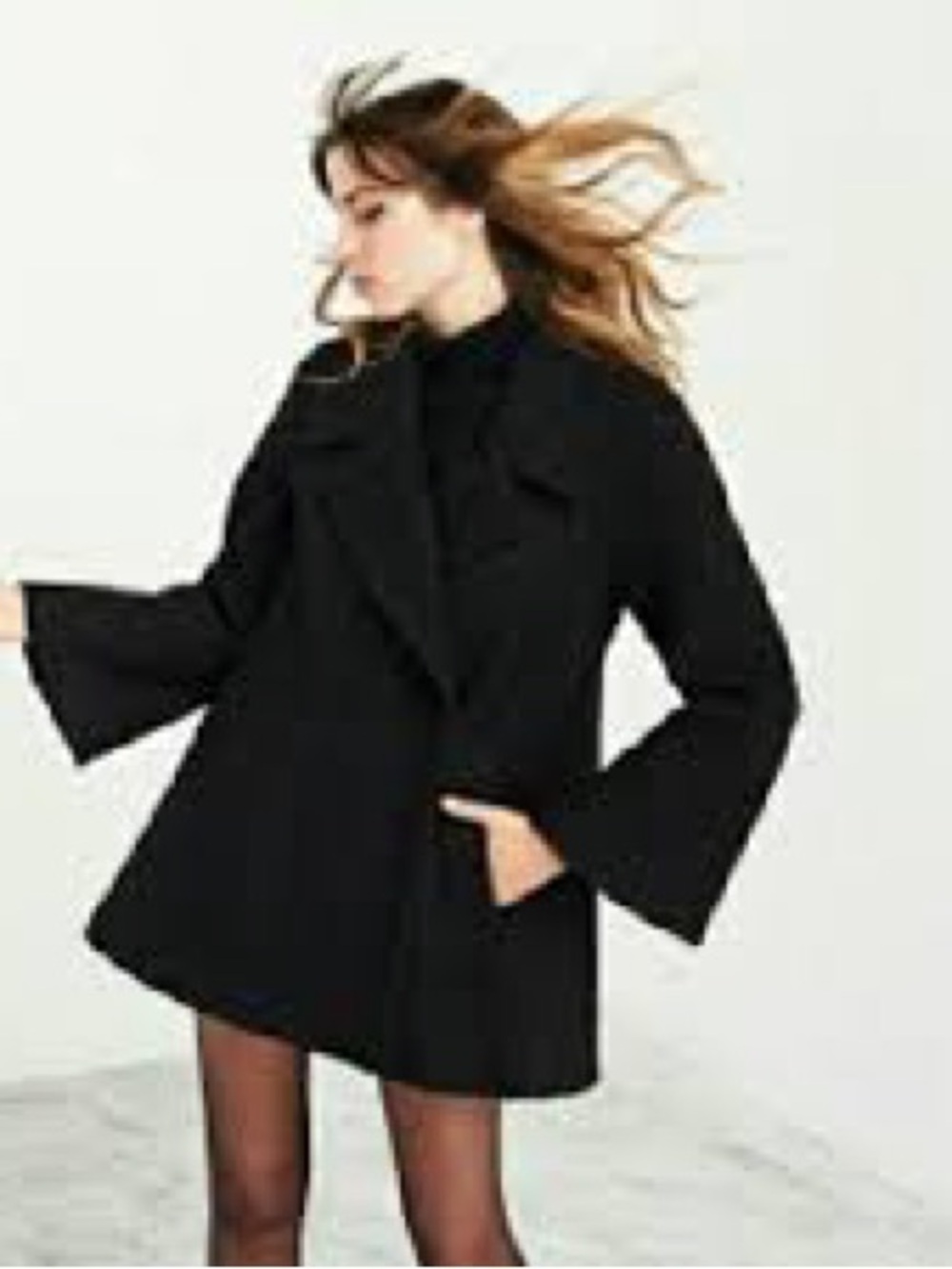 Reformation Women's Black Tailored Coat - Gorgeous jacket M